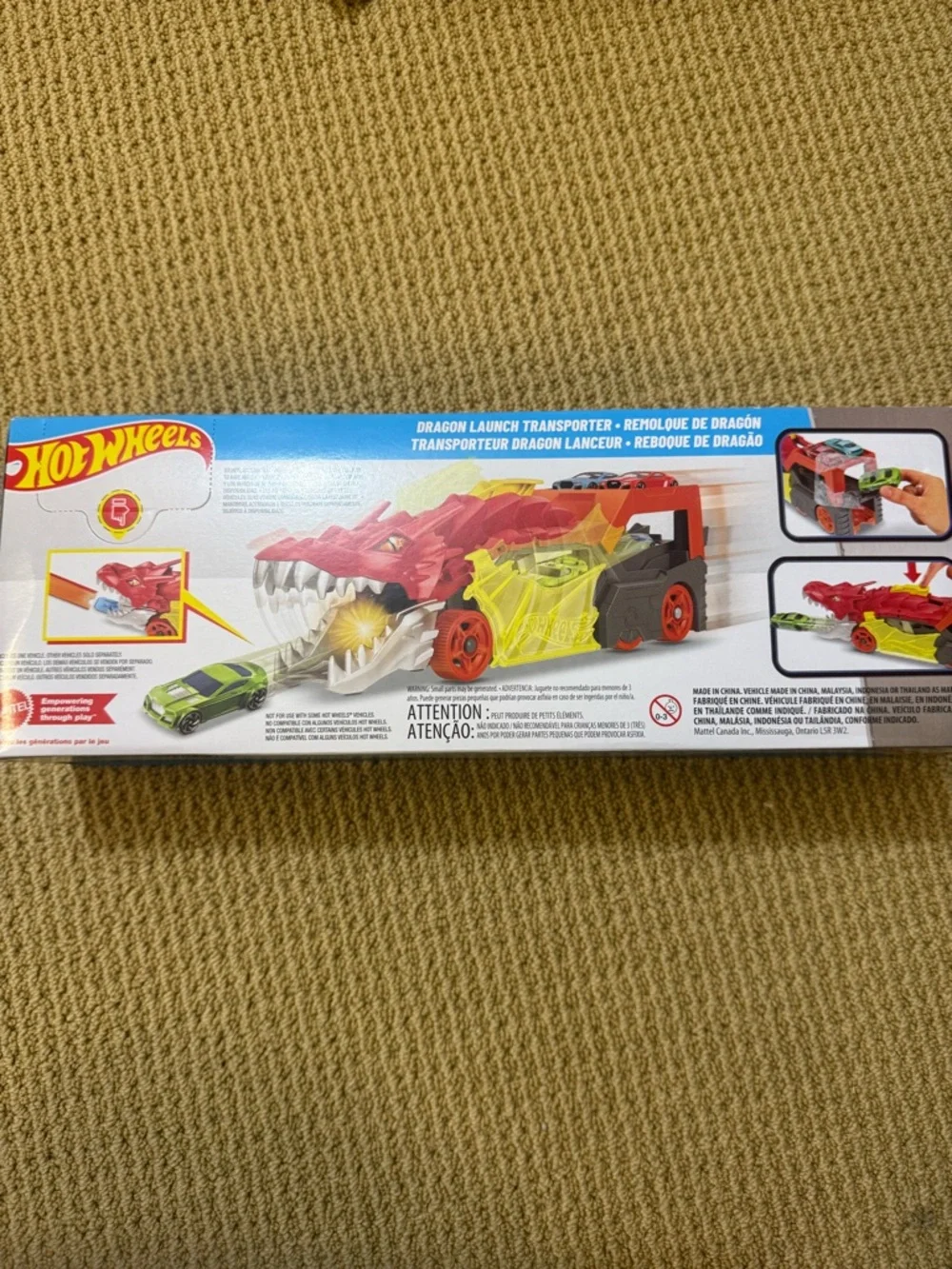 NIB Hot Wheels Dragon Launch Transporter Toy - Picture 3 of 4